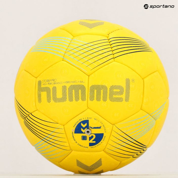 Hummel Strom Pro HB хандбал жълто/синьо/морско размер 2 11