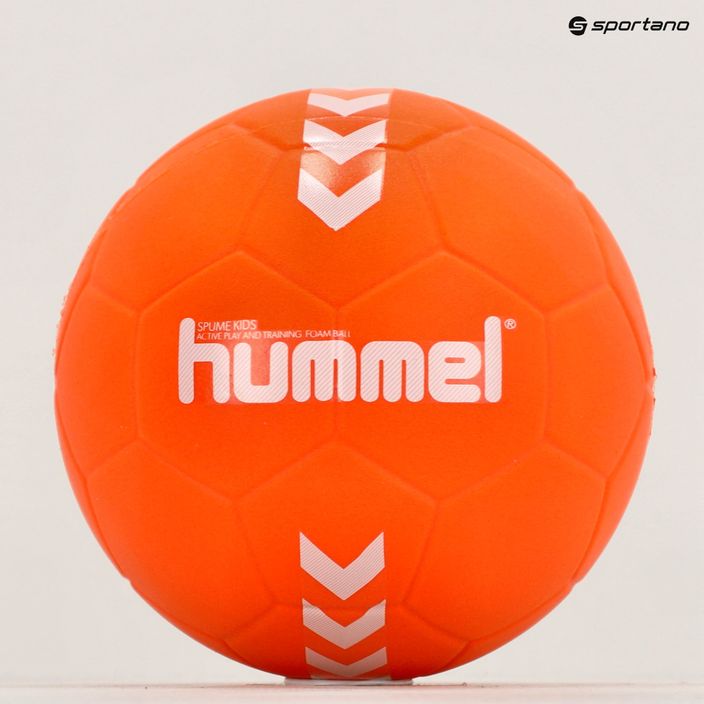 Hummel Spume Детски хандбал оранжев/бял размер 0 5