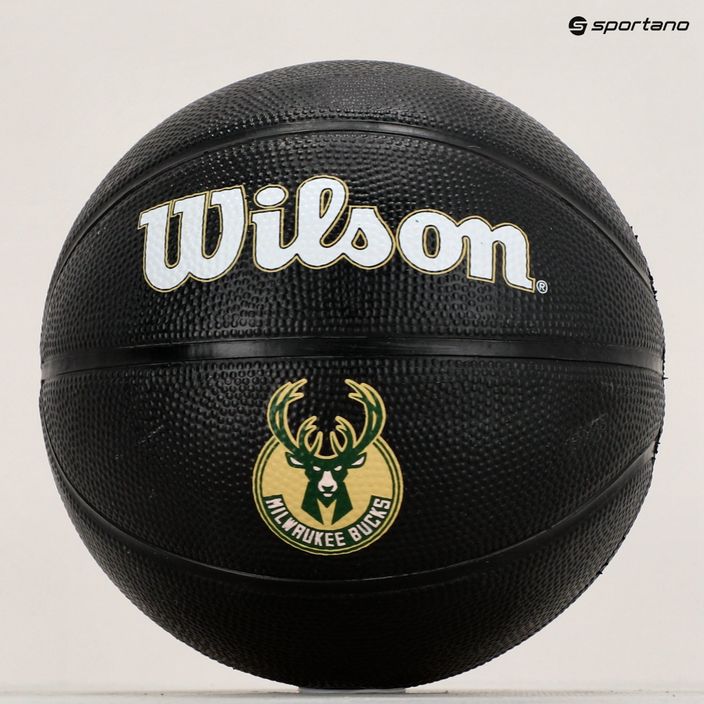Wilson NBA Team Tribute Mini Milwaukee Bucks баскетбол WZ4017606XB3 размер 3 9