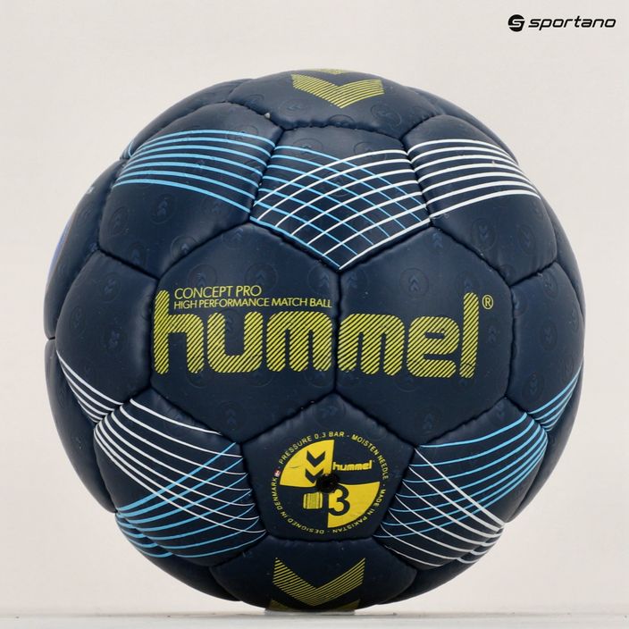 Hummel Concept Pro HB хандбал морски/жълт размер 3 5