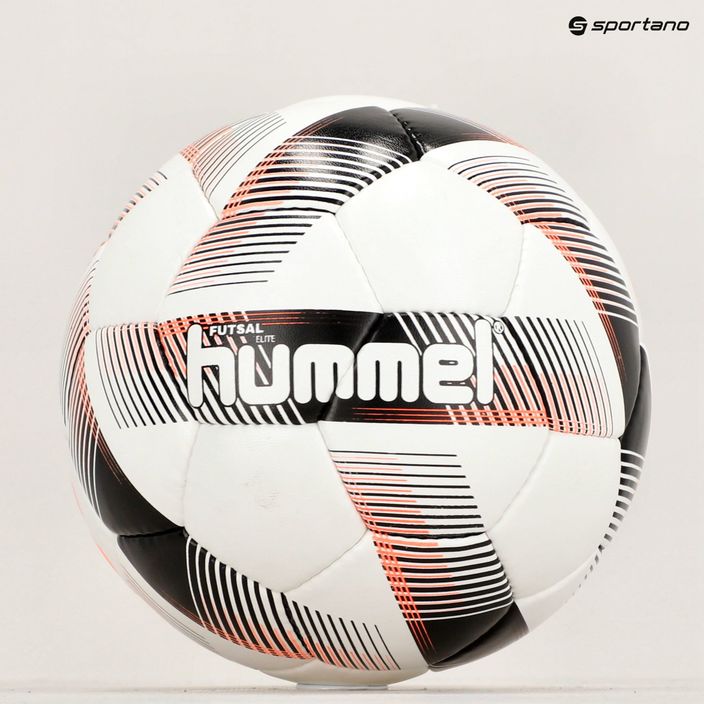 Hummel Futsal Elite FB футболна топка бяла/черна/червена размер 4 5