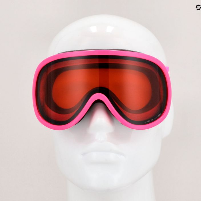 Детски очила за ски POC POCito Retina fluorescent pink 10