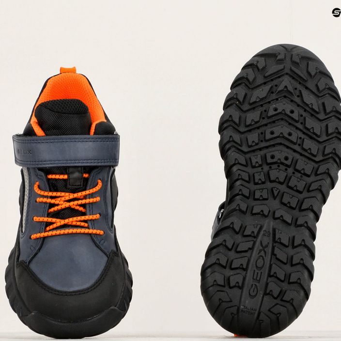 Geox Simbyos Abx юношески обувки тъмно синьо/оранжево 8