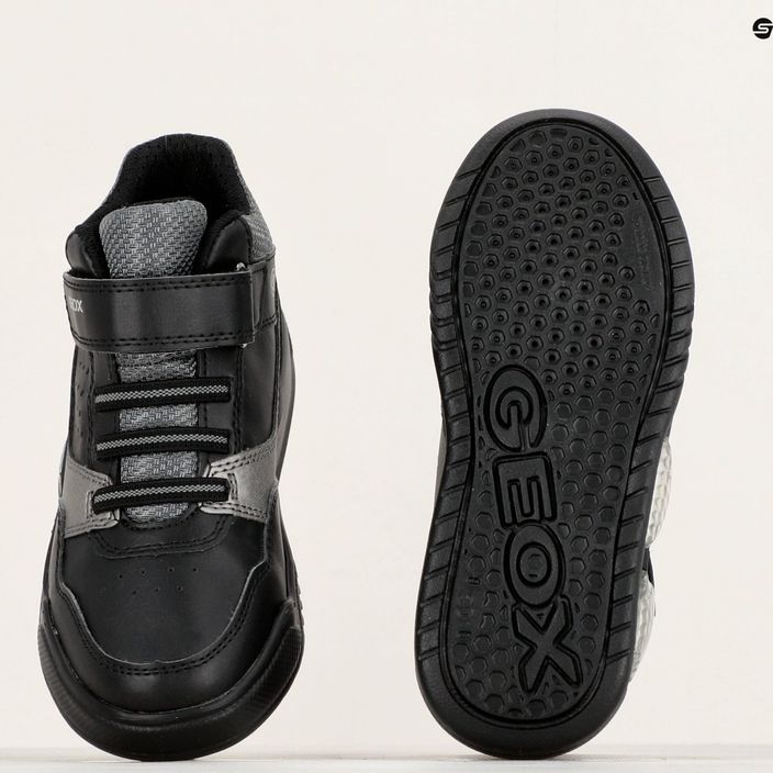Детски обувки Geox Illuminus black/dark grey 9