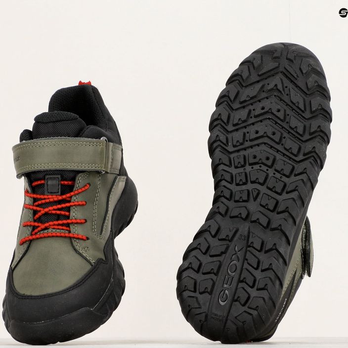 Geox Simbyos Abx юношески обувки тъмнозелено/червено 15
