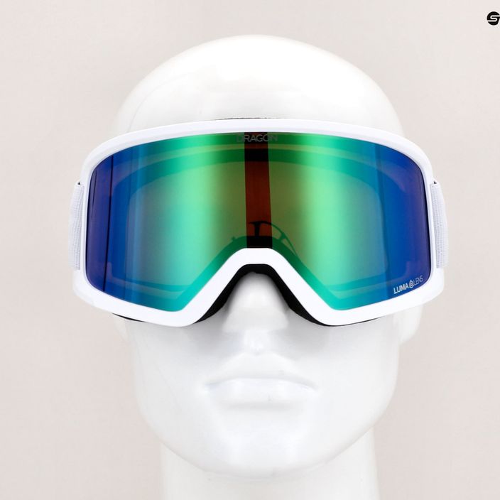 Ски очила Dragon DX3 OTG бели/зелени 7