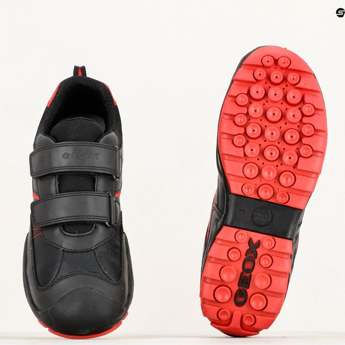 Geox New Savage юношески обувки черно/червено 15