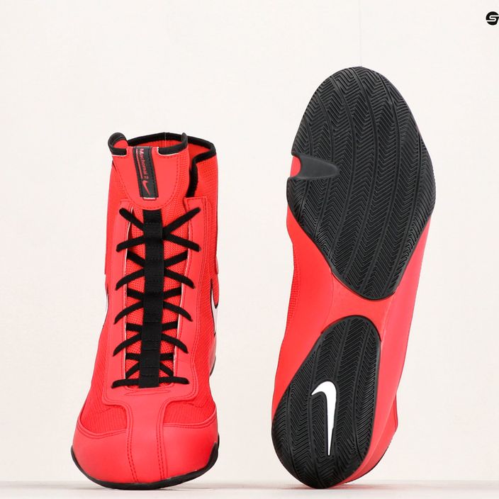 Боксови обувки Nike Machomai 2 университетско червено/бяло/черно 8
