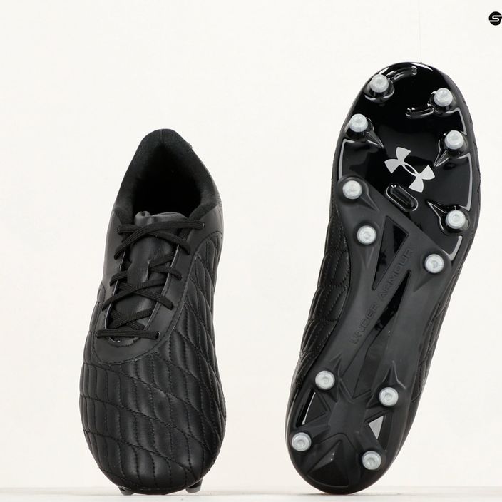 Under Armour Magnetico Select 3.0 FG футболни обувки черно/металическо сребро 8