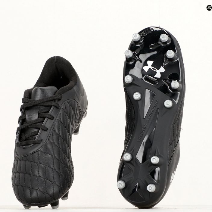 Детски футболни обувки Under Armour Magnetico Select JR 3.0 FG black/metallic silver 8