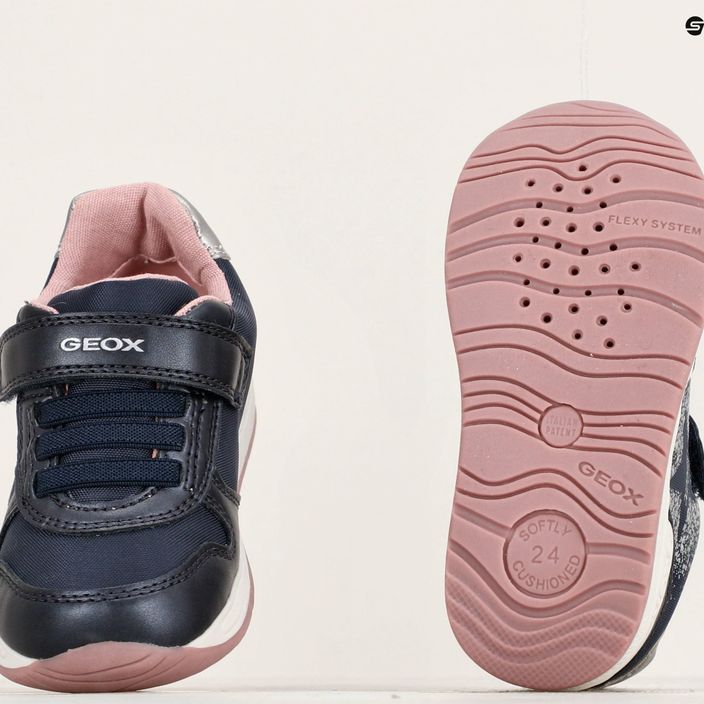 Детски обувки Geox Rishon тъмносиньо/тъмно сребристо 15