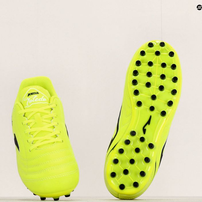 Детски футболни обувки Joma Toledo Jr AG lemon fluor 8