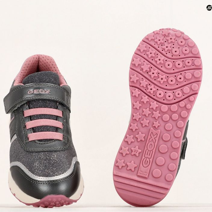 Детски обувки Geox Fastics сиво/старо розе 15