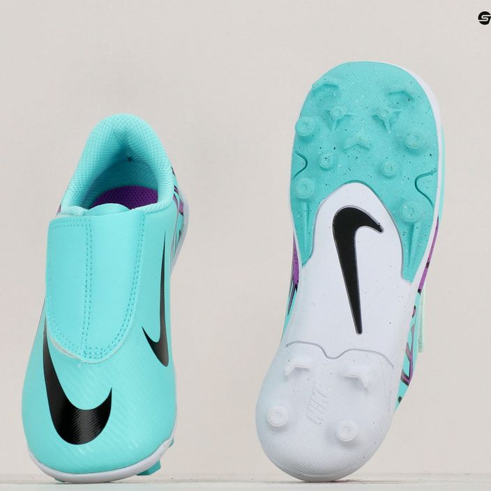 Детски футболни обувки Nike JR Mercurial Vapor 15 Club MG hyper turquoise/black/ white/fuchsia dream 8