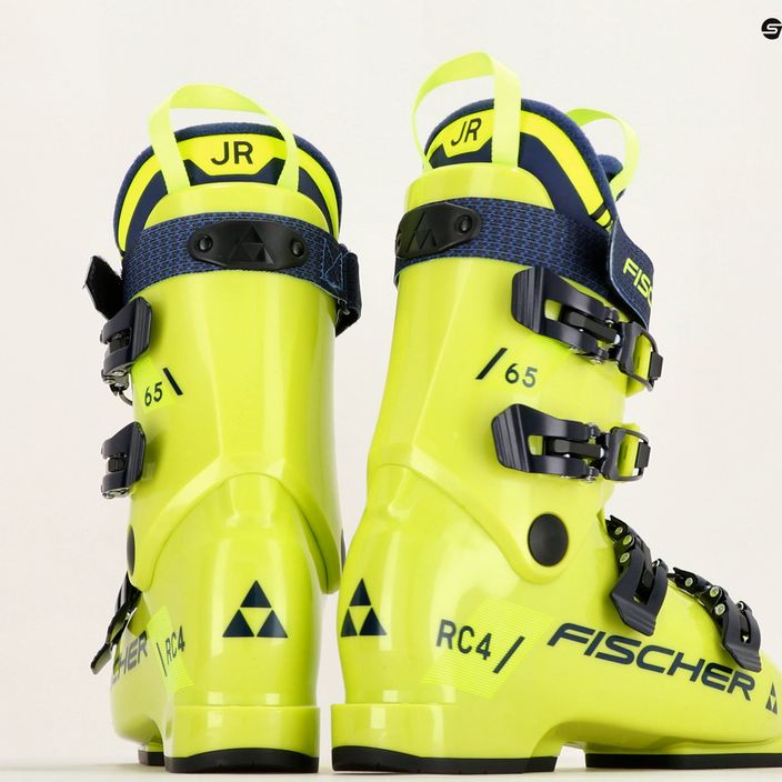 Детски ски обувки Fischer RC4 65 JR жълто/жълто 12
