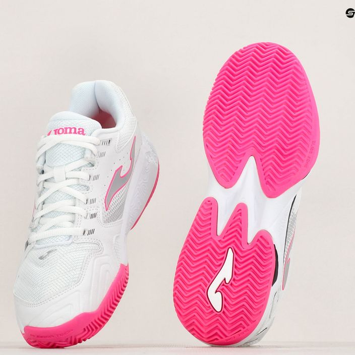 Дамски обувки за тенис Joma Master 1000 Lady P white/fuchsia 14
