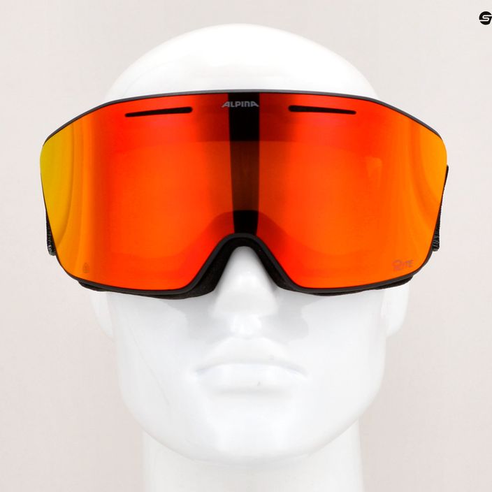 Alpina Nendaz Q-Lite S2 ски очила черни/жълти матови/червени 5