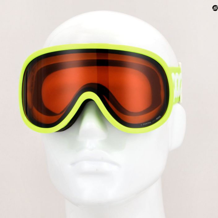 Детски очила за ски POC POCito Retina fluorescent yellow/green 6
