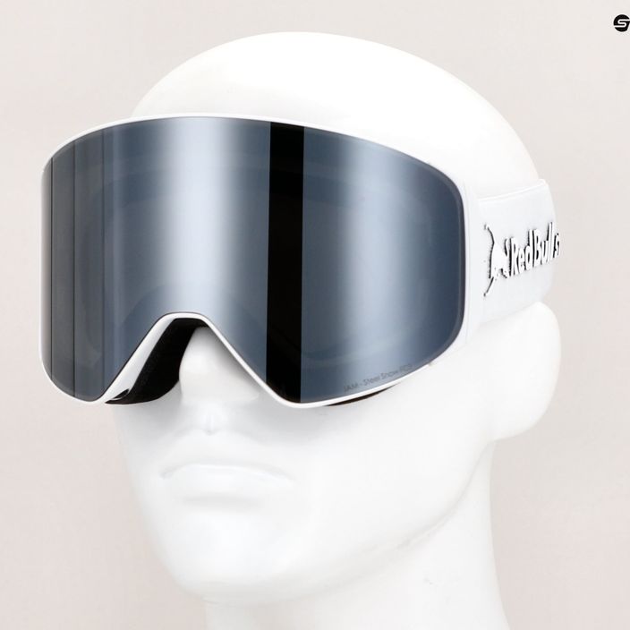Ски очила Red Bull SPECT Jam S3 + резервни лещи S2 матово бяло/бяло/дим/сребърно огледало/облачен сняг 4