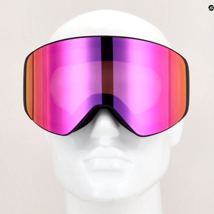 Ски очила Red Bull SPECT Jam S2 + резервни лещи S2 матово черно/лилаво/бургундско огледало/облачен сняг 4