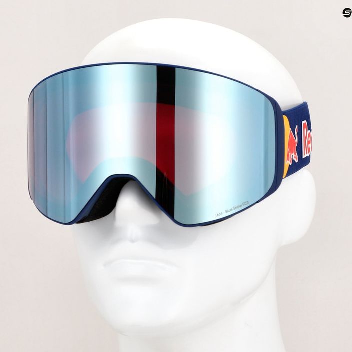 Ски очила Red Bull SPECT Jam S3 + резервни лещи S2 матово синьо/лилаво/синьо огледало/облачен сняг 4