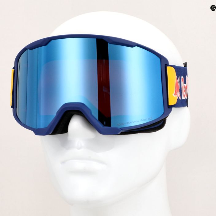 Ски очила Red Bull SPECT Solo S3 тъмно синьо/синьо/лилаво/синьо огледало 4