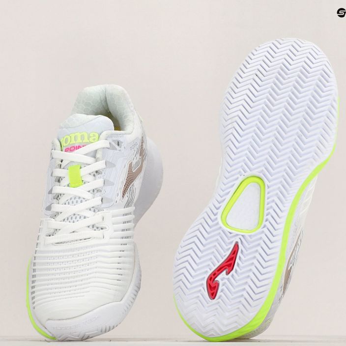 Joma T.Point дамски обувки за тенис в бяло и зелено TPOILS2302T 8