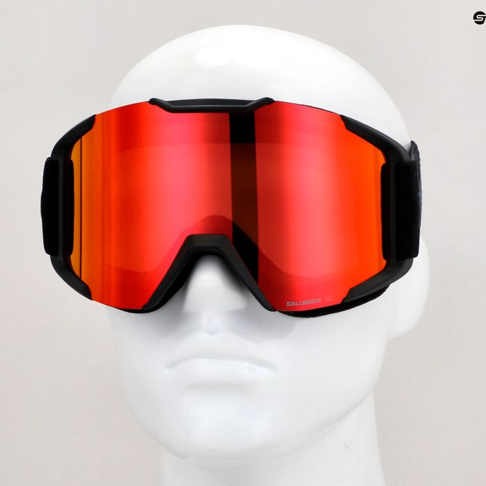 Salomon XV ски очила черни/средно червени 3