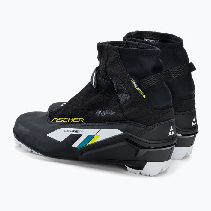 Fischer XC Comfort Pro ботуши за ски бягане черни/жълти S20920 3