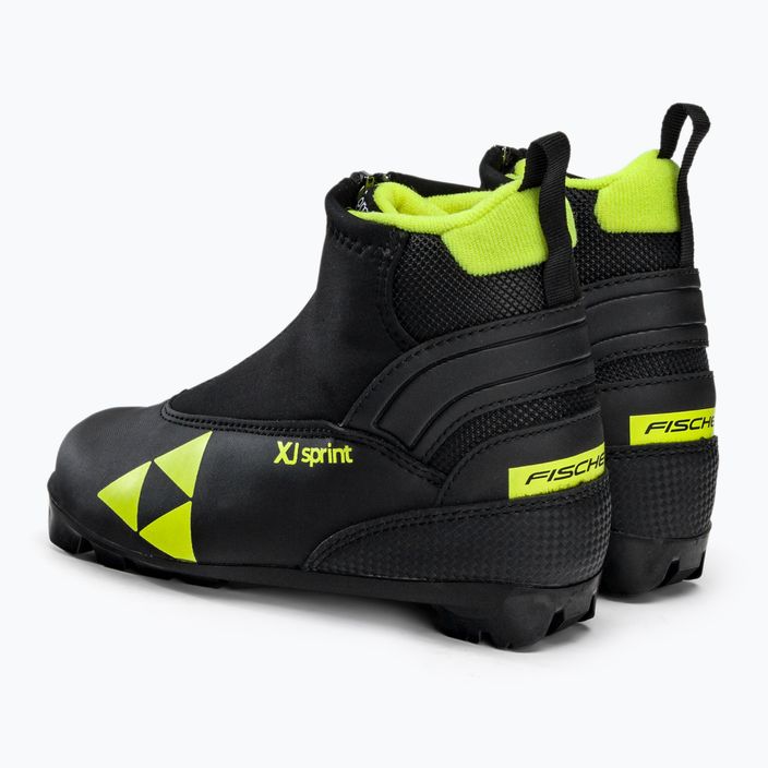 Детски обувки за ски бягане Fischer XJ Sprint черни/жълти S4082131 4