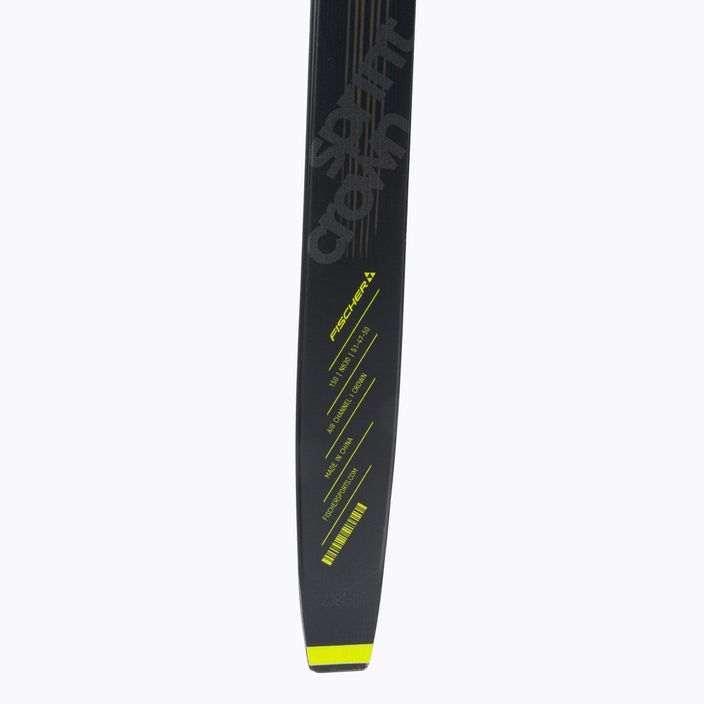 Детски ски за ски бягане Fischer Sprint Crown + Tour Step-In черно-жълти NP63019V 7