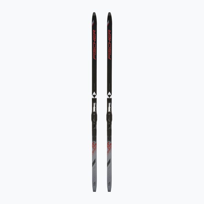 Fischer Sports Crown EF Mounted ски за ски бягане черно и сребристо NV44022
