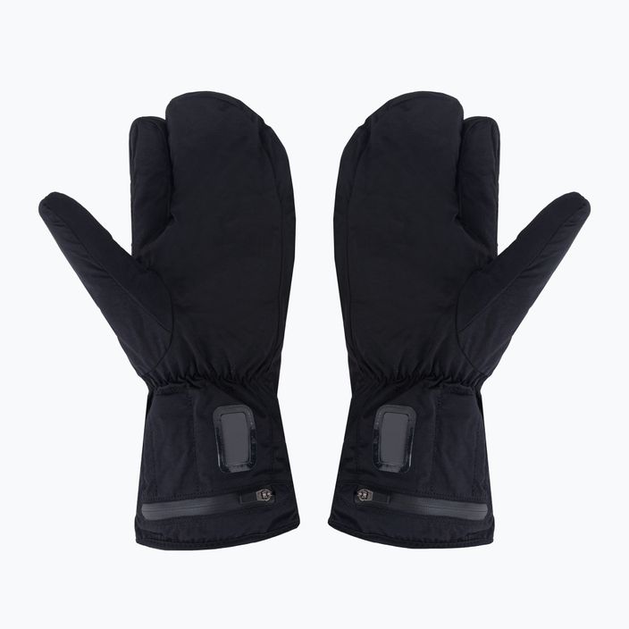 LENZ Heat Glove 8.0 Finger Cap Lobster отопляема ски ръкавица черно-жълта 1207 7