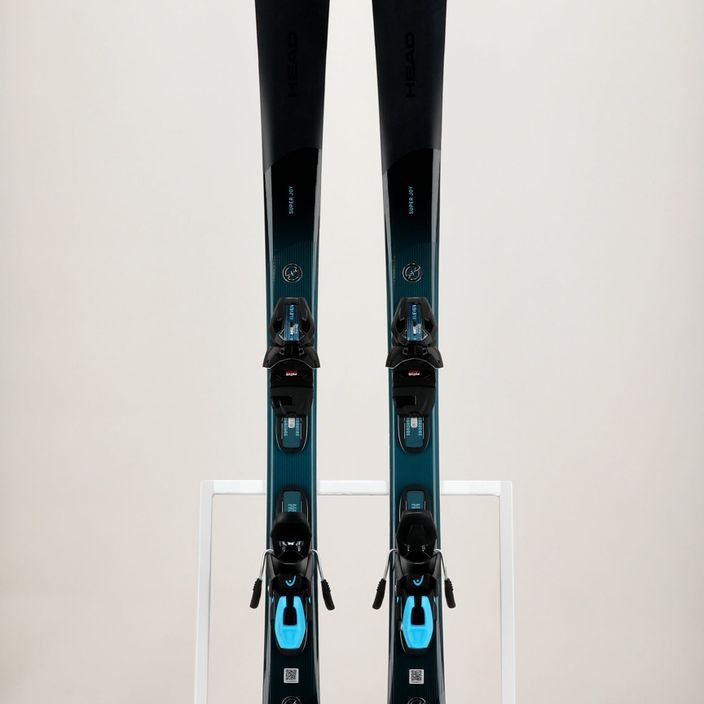 Дамски ски за спускане HEAD e-super Joy SW SLR Joy Pro + Joy 11 black/blue 7