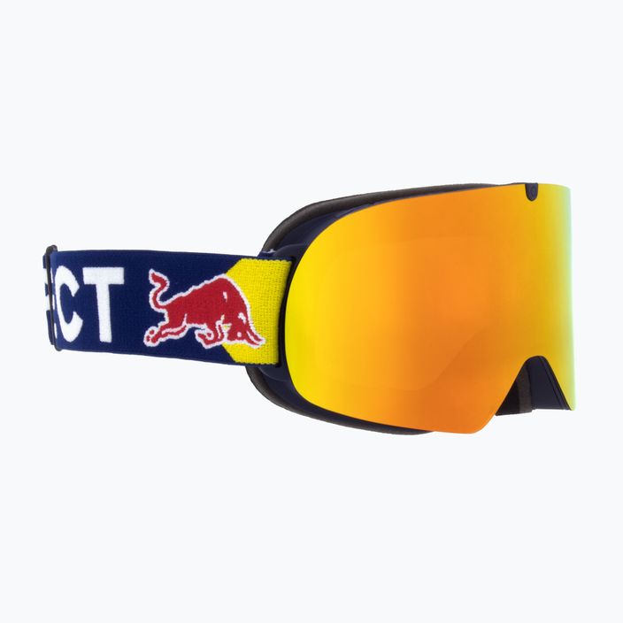 Ски очила Red Bull SPECT Soar S3 matt тъмно синьо/синьо/кафяво/червено огледало