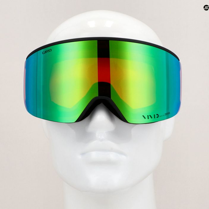 Ски очила Giro Axis black wordmark/emerald/infrared 11