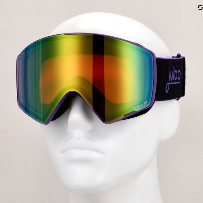 Julbo Razor Edge Reactiv Glare Control ски очила лилаво/черно/блестящо зелено 10