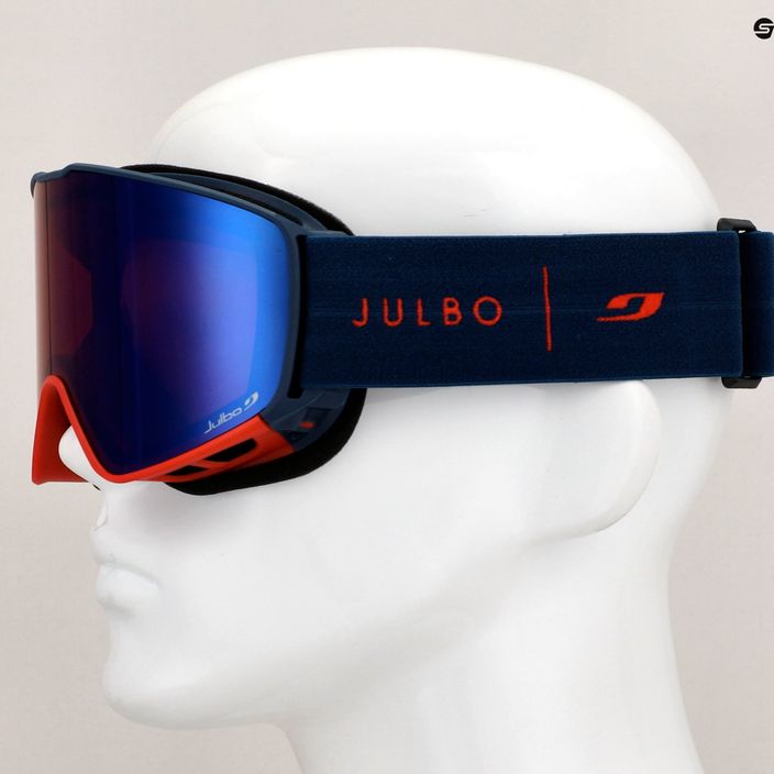 Julbo Alpha сини/червени/червени/блестящо сини ски очила 7
