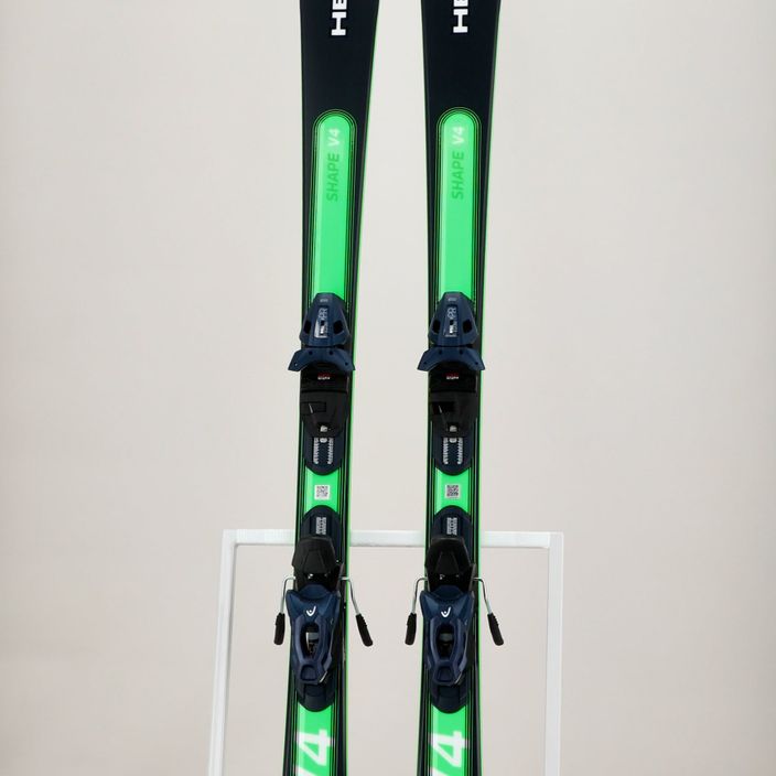 HEAD Shape V4 AMT-PR + PR 11 тъмно сини/зелени ски за спускане 8