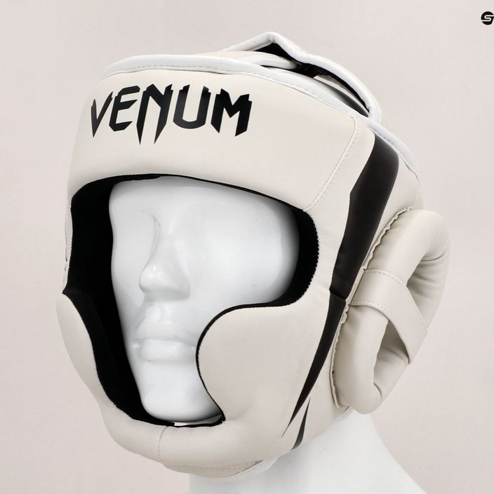 Venum Elite бяла/черна боксова каска 6