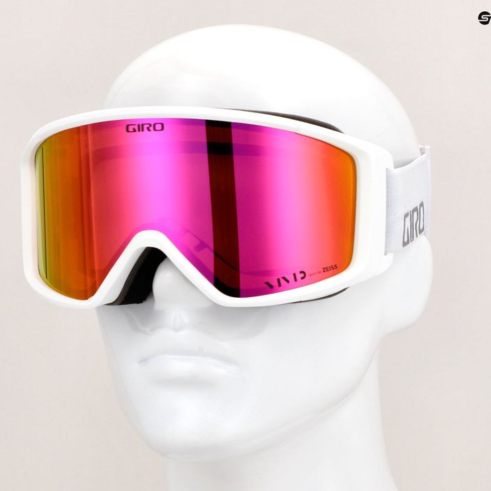 Giro Index 2.0 ски очила бял надпис/ярко розово 6