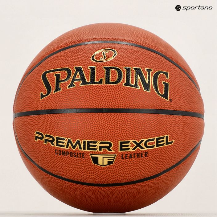 Spalding Premier Excel баскетбол оранжев размер 7 5