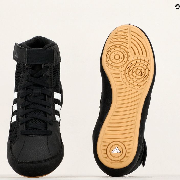 Детски боксови обувки adidas Havoc черно/бяло 11