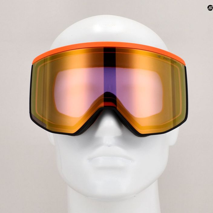 Ски очила Atomic Four Pro HD Photo черни/оранжеви/три/амбер златни 8