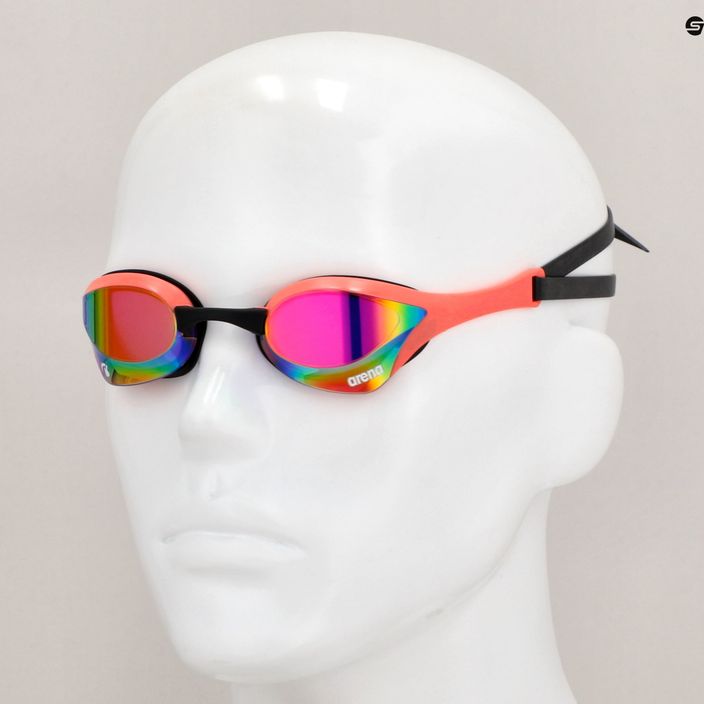 Очила за плуване Arena Cobra Ultra Swipe Mirror виолетово/коралово 10