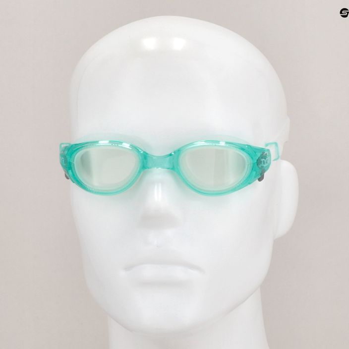 Дамски очила за плуване TYR Special Ops 3.0 Femme Transition clear/mint 7