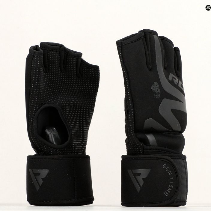 RDX Граплинг ръкавици MMA Neoprane T15 черни 6