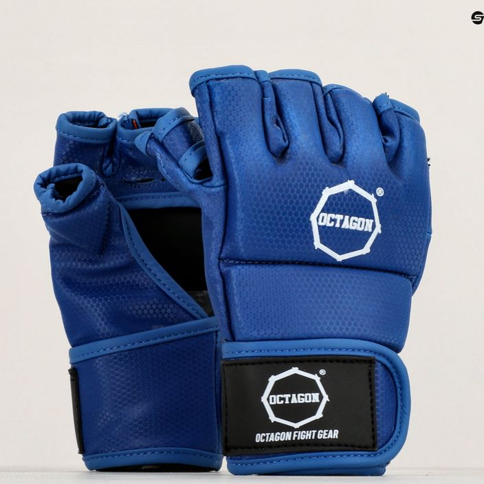 ММА граплинг ръкавици Octagon Kevlar, сини 7
