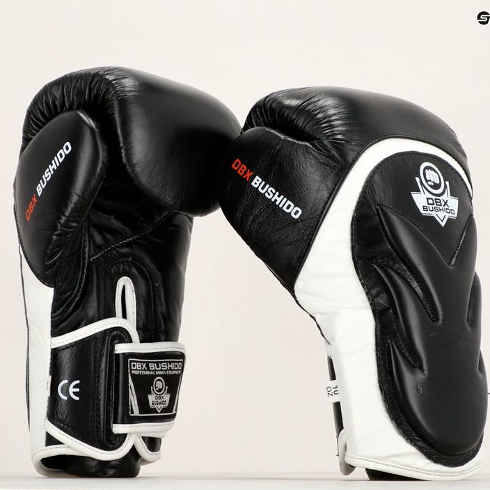 Боксови ръкавици Bushido със система за защита на китката черни Bb4-12oz 7
