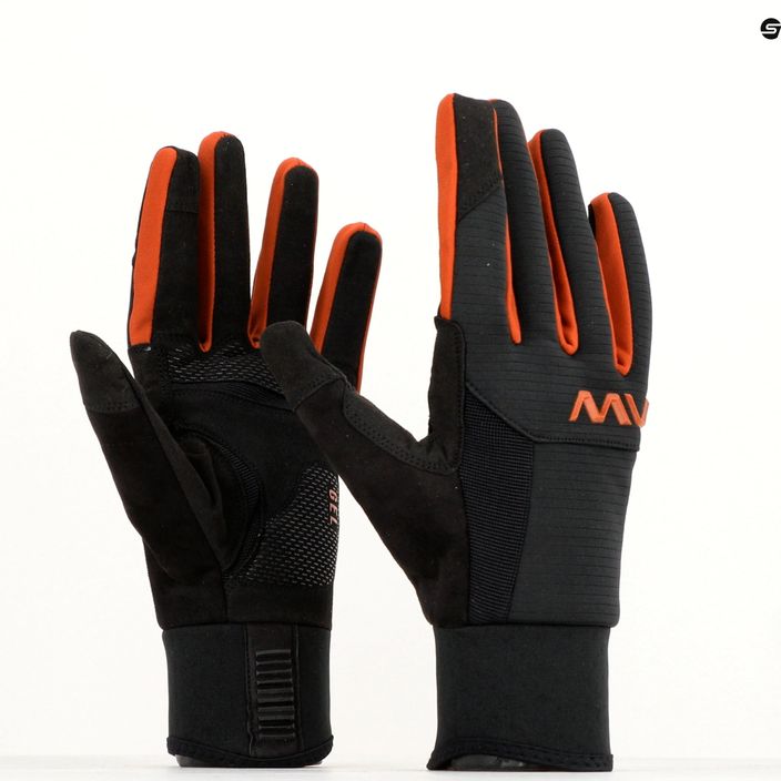 Мъжки ръкавици за колоездене Northwave Fast Gel black / cinnamon 11